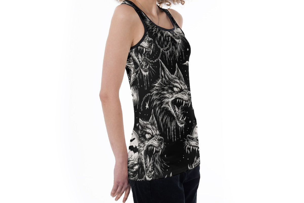 Cursed Wolves Cutout Tank