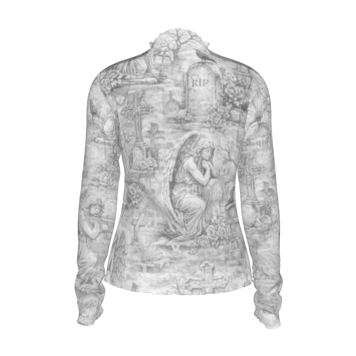 Final Rest Angels Mesh Top