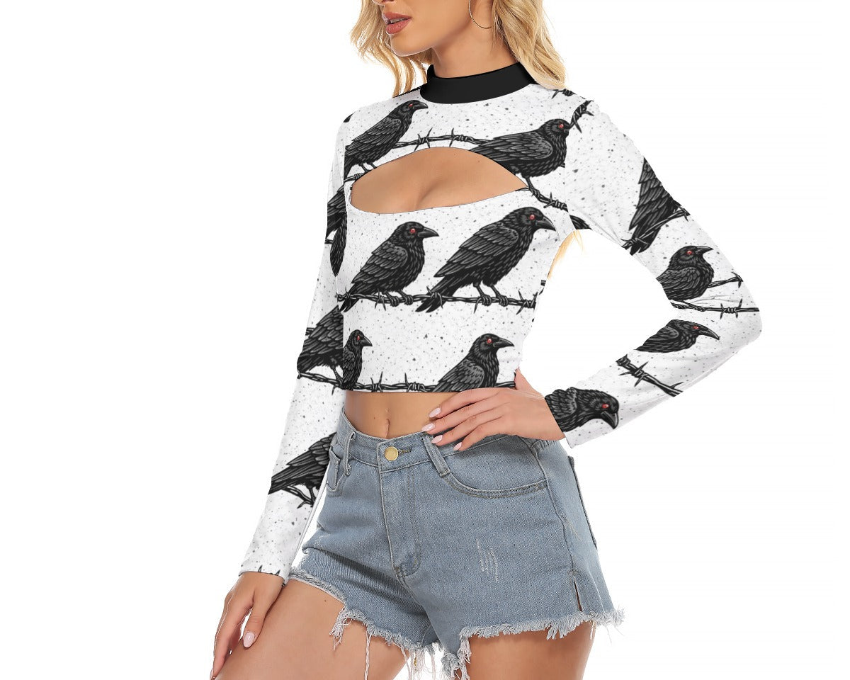 Raven Keyhole Top