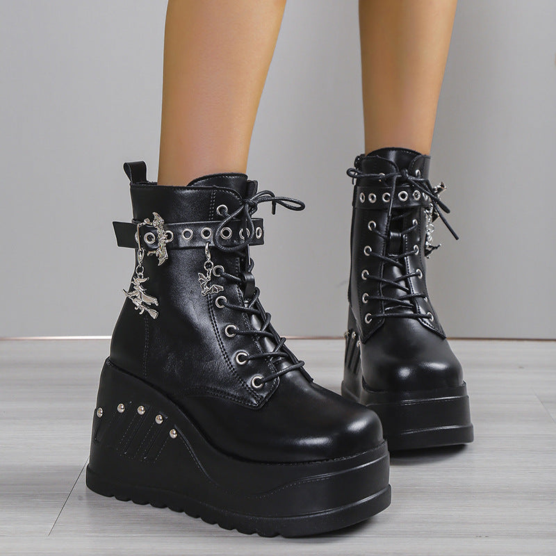 Night Charm Platform Boots